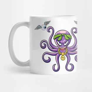 Giant octopus monster Mug